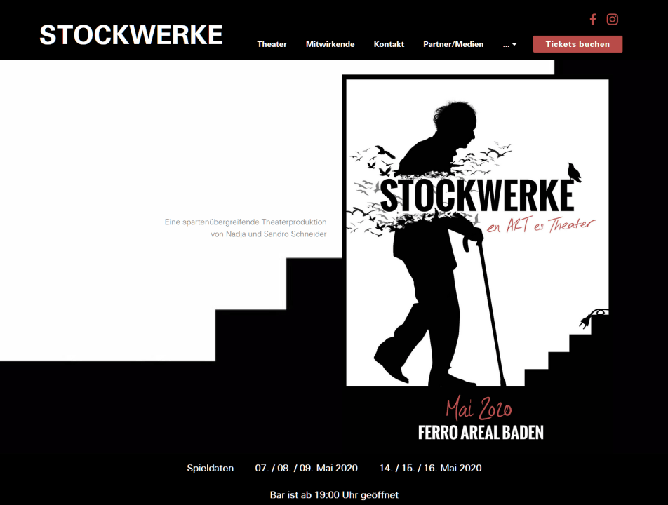 Theater Stockwerke Webseite